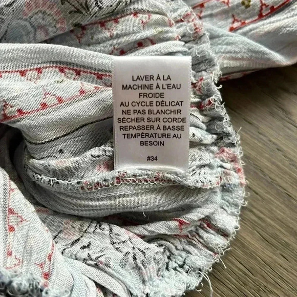 🌸4/$30🌸rebellion Again | Boho Off The Shoulder Paisley And Floral Crop Top - Picture 9 of 10